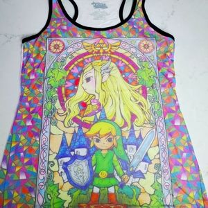 'Stained glass' Zelda Tank Top